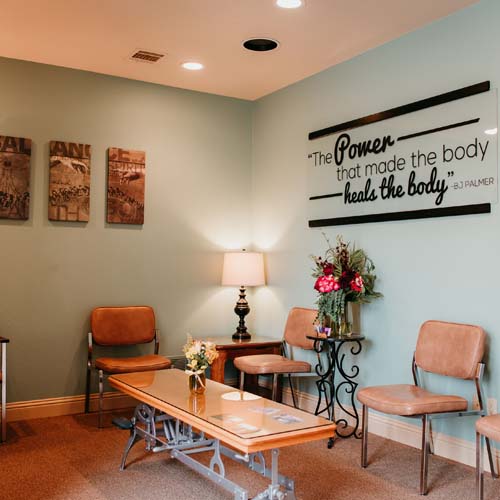 Chiropractic Pantego TX Waiting Area